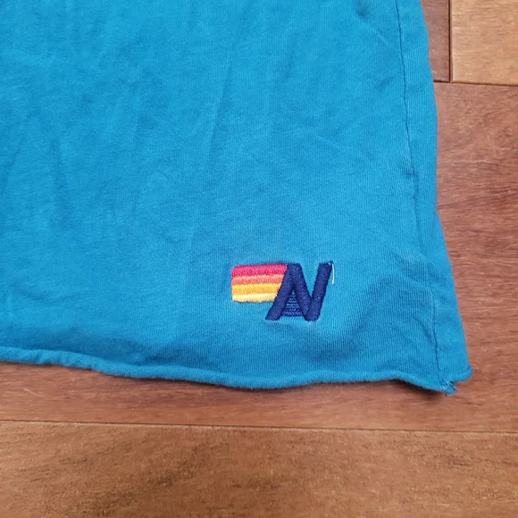 Aviator Nation Shirt Tribe Of Peace Indian Graphic Cropped Boyfriend Distressed - Picture 8 of 13